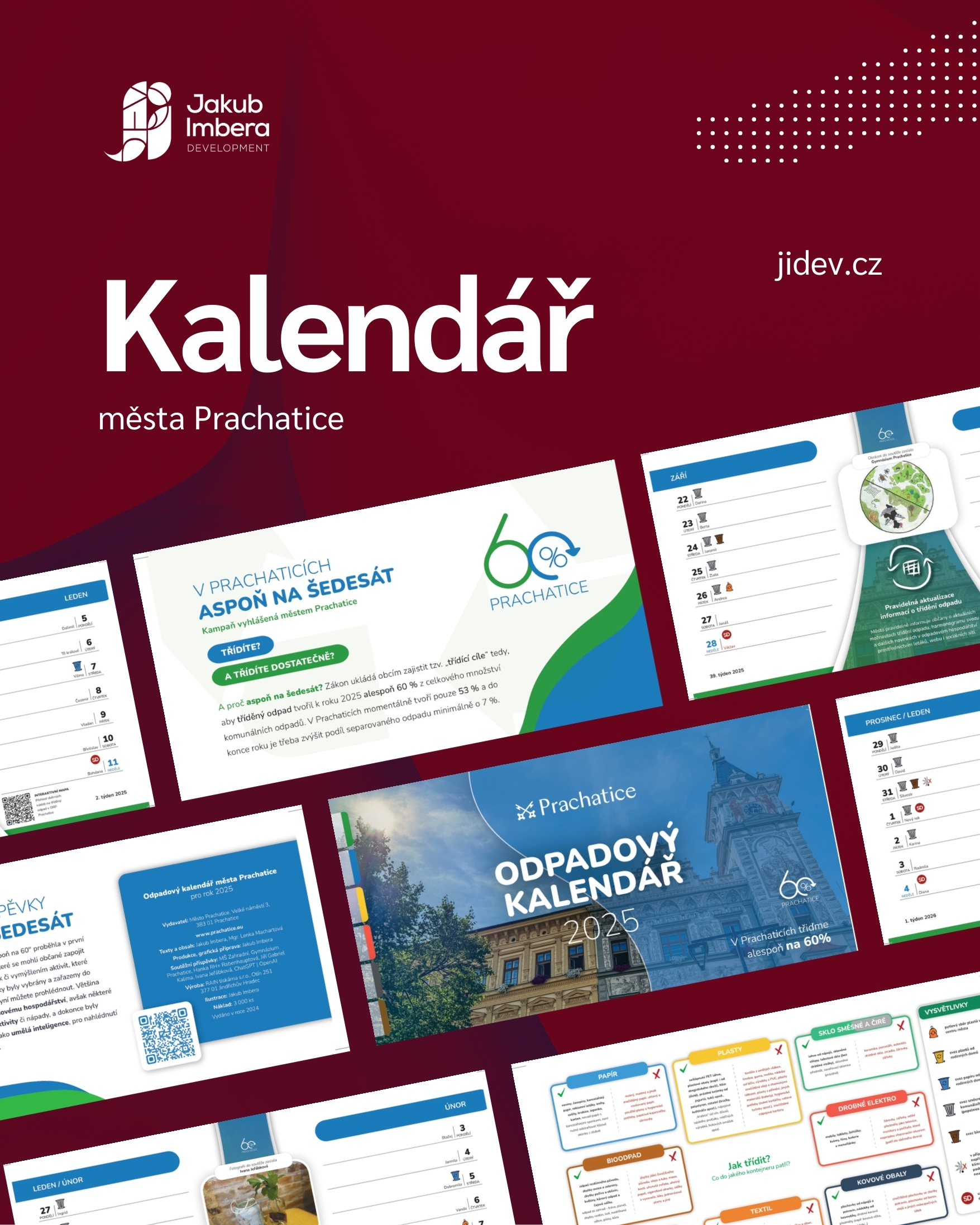Odpadový kalendář města Prachatice